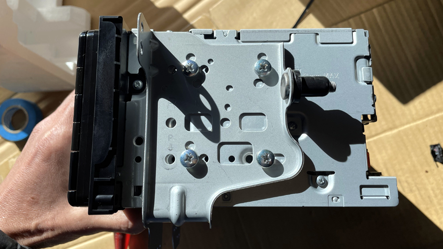 ジムニーシエラ（JB74W）ナビのステー取付け